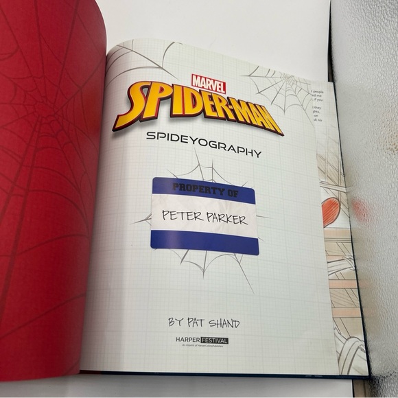 Marvel Spider-Man Spideyography with Red and Blue Cover - Picture 9 of 13